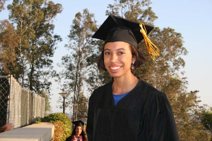 People celebrating commencement 2016