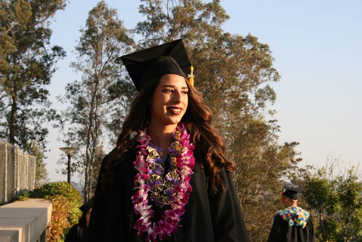 People celebrating commencement 2016