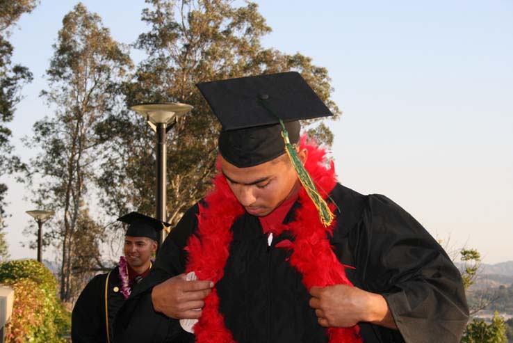 People celebrating commencement 2016