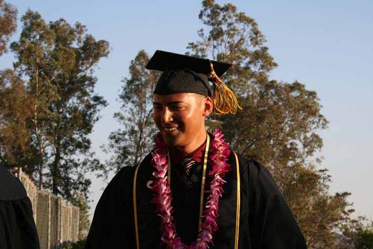 People celebrating commencement 2016