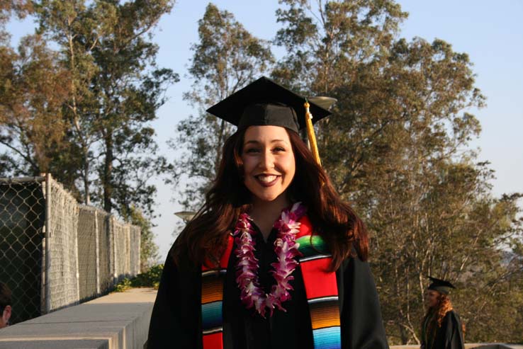 People celebrating commencement 2016