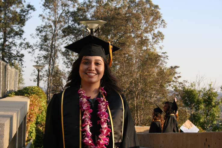 People celebrating commencement 2016