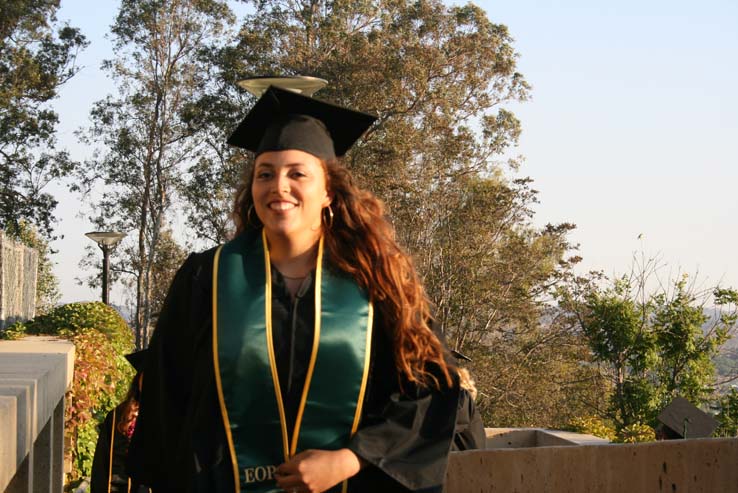 People celebrating commencement 2016