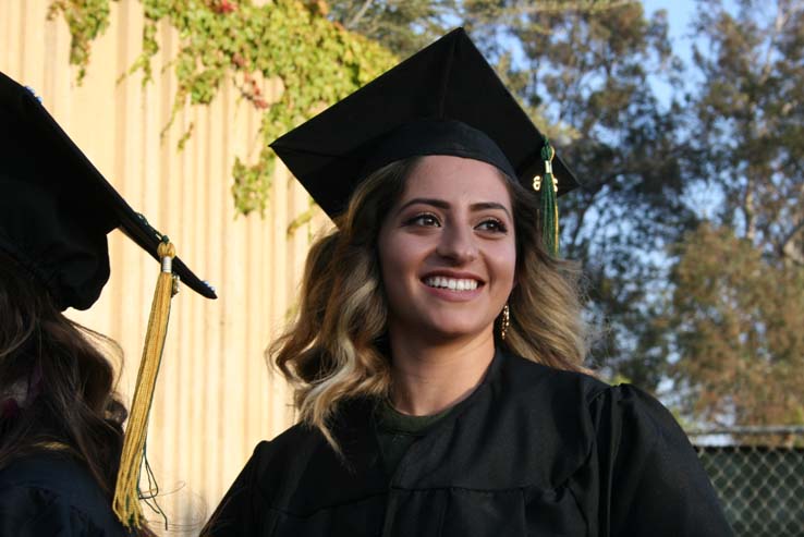 People celebrating commencement 2016