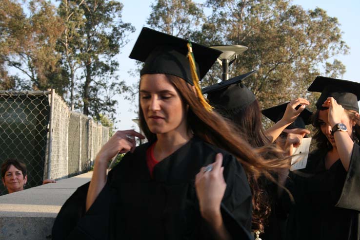 People celebrating commencement 2016