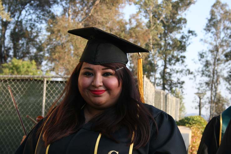 People celebrating commencement 2016