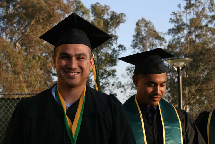 People celebrating commencement 2016