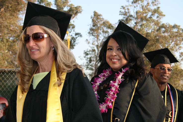 People celebrating commencement 2016