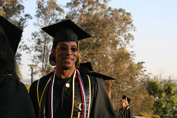 People celebrating commencement 2016