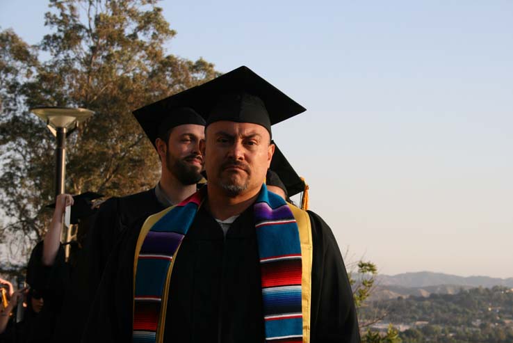 People celebrating commencement 2016