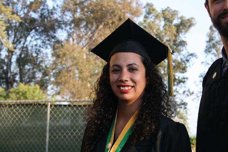 People celebrating commencement 2016