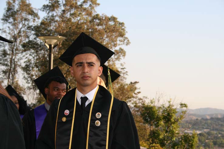 People celebrating commencement 2016