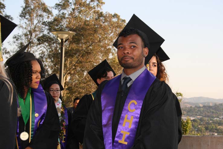 People celebrating commencement 2016