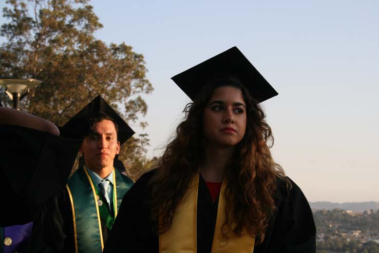 People celebrating commencement 2016