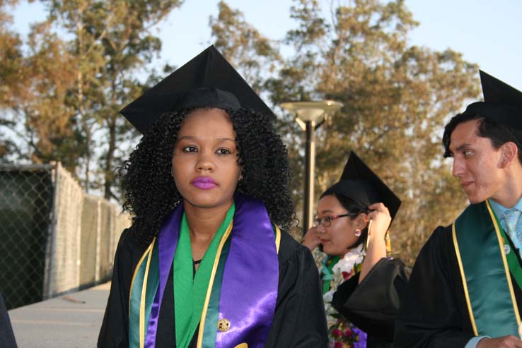 People celebrating commencement 2016