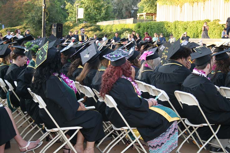 People celebrating commencement 2016