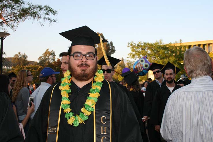 People celebrating commencement 2016