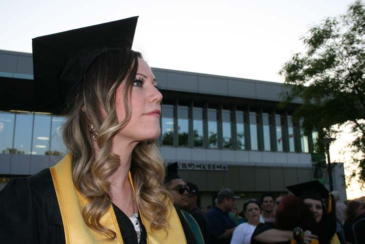 People celebrating commencement 2016