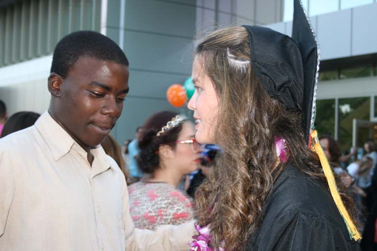 People celebrating commencement 2016