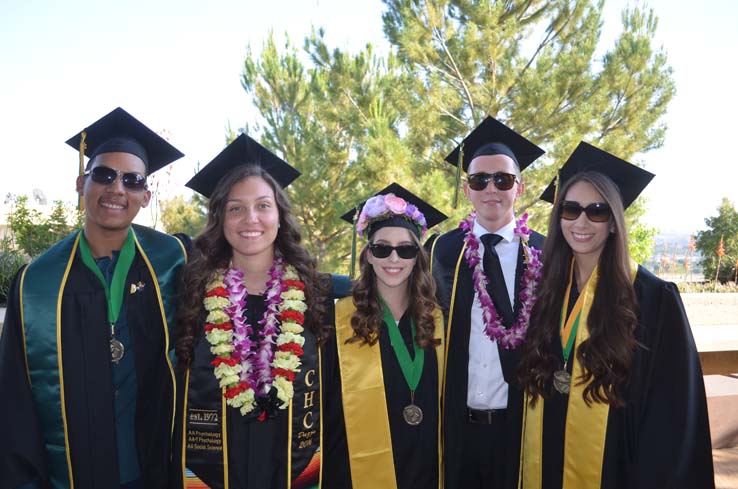 People celebrating commencement 2016