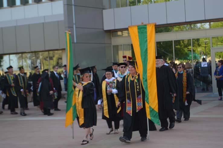 People celebrating commencement 2016