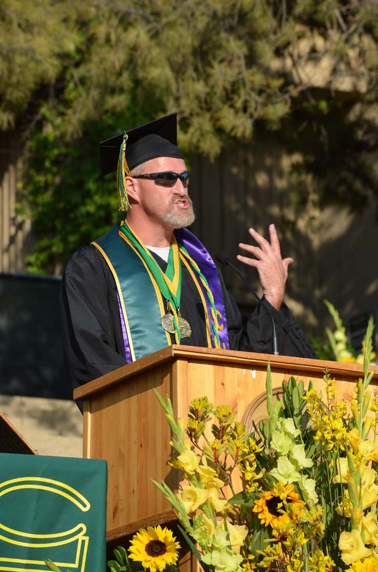 People celebrating commencement 2016