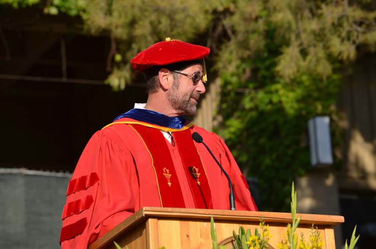 People celebrating commencement 2016