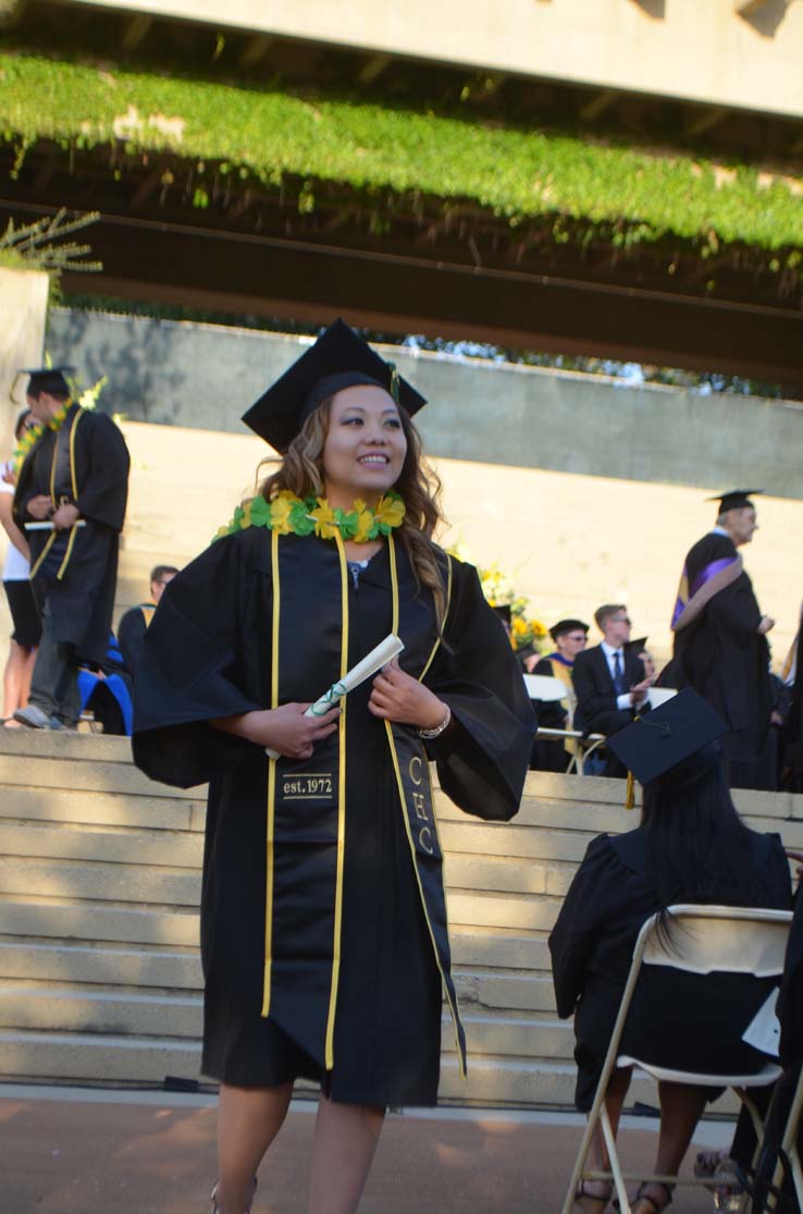 People celebrating commencement 2016