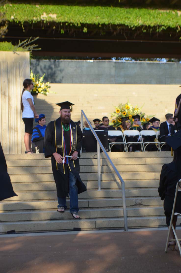 People celebrating commencement 2016