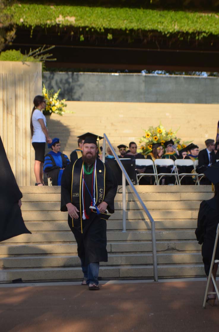 People celebrating commencement 2016