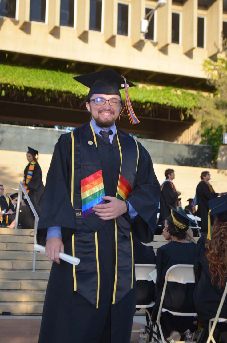 People celebrating commencement 2016