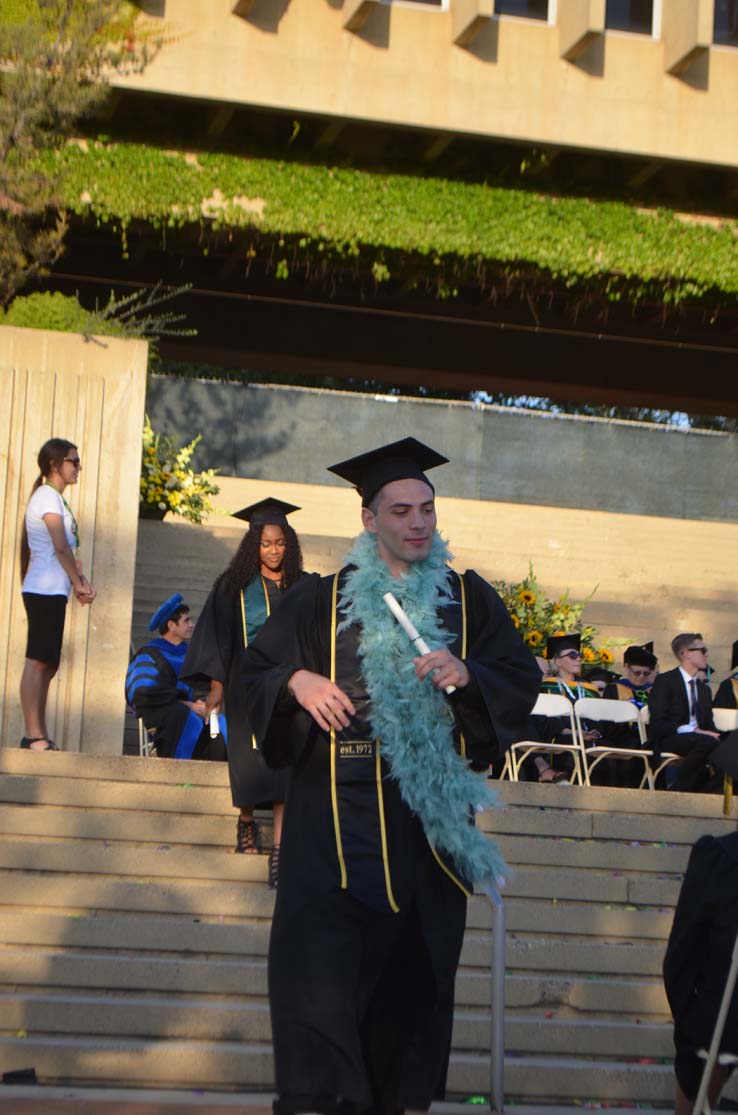 People celebrating commencement 2016