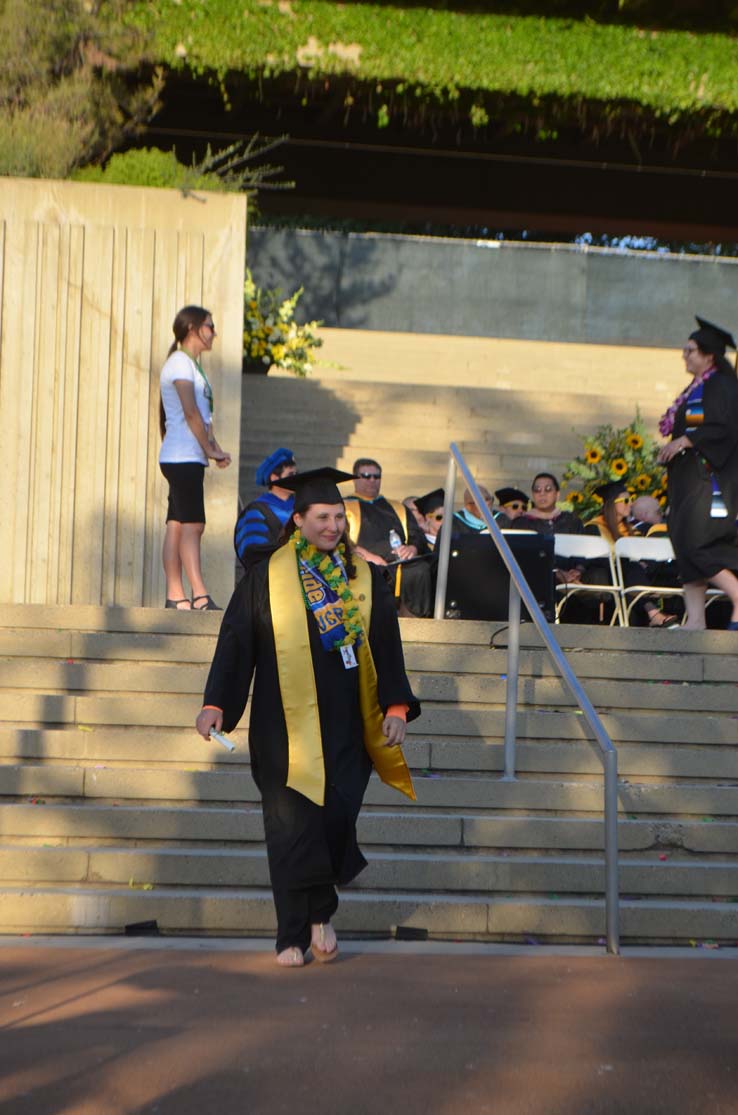 People celebrating commencement 2016