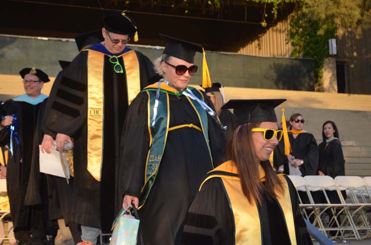 People celebrating commencement 2016