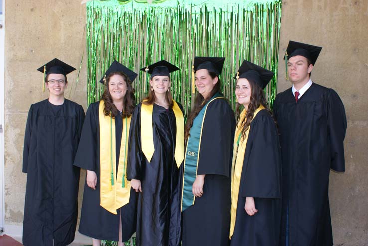 People celebrating commencement 2016