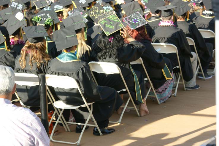 People celebrating commencement 2016