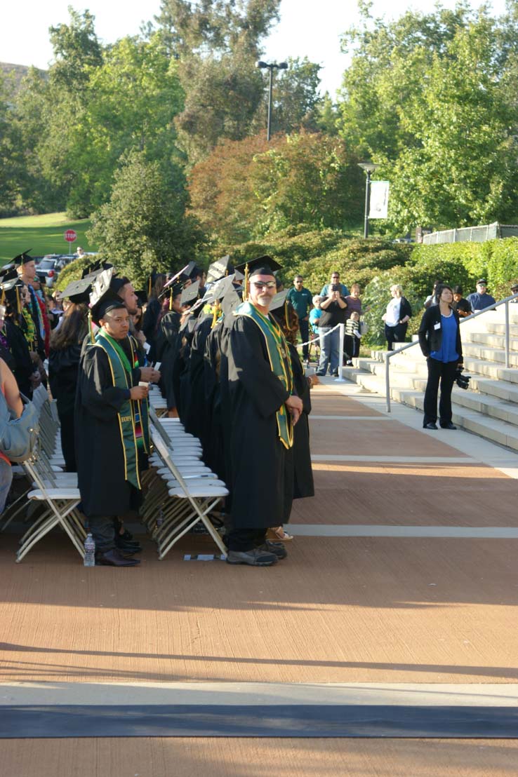 People celebrating commencement 2016