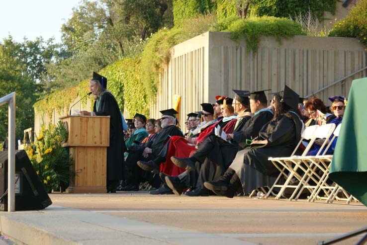 People celebrating commencement 2016