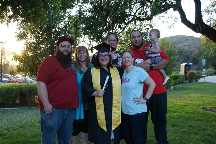 People celebrating commencement 2016