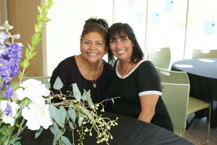 People enjoying Cheryl Marshall's Retirement Lunch