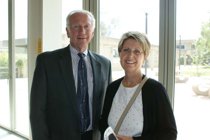 People enjoying Cheryl Marshall's Retirement Lunch