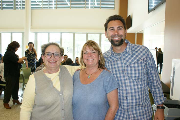 People enjoying Cheryl Marshall's Retirement Lunch