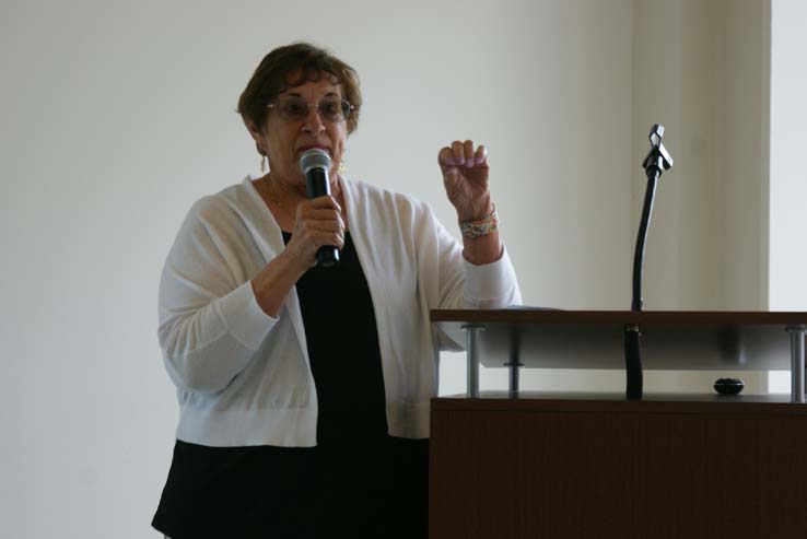 People enjoying Cheryl Marshall's Retirement Lunch