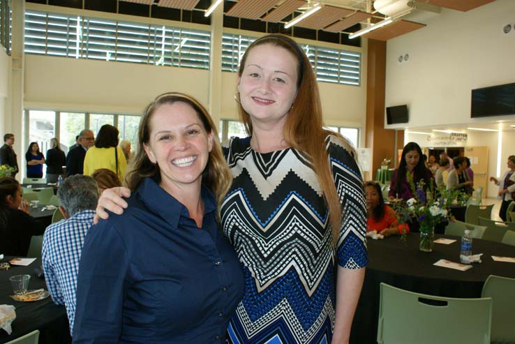 People enjoying Cheryl Marshall's Retirement Lunch