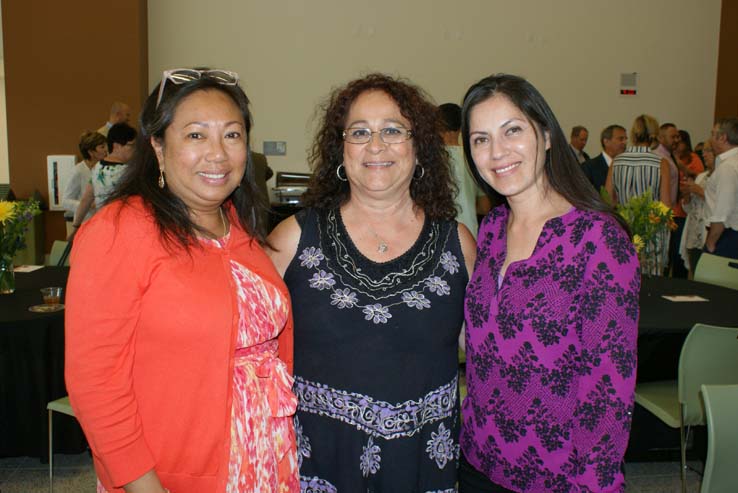 People enjoying Cheryl Marshall's Retirement Lunch