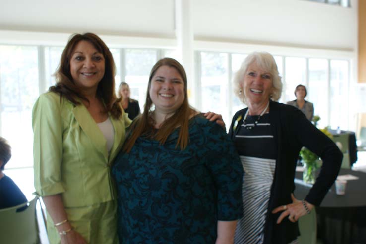 People enjoying Cheryl Marshall's Retirement Lunch