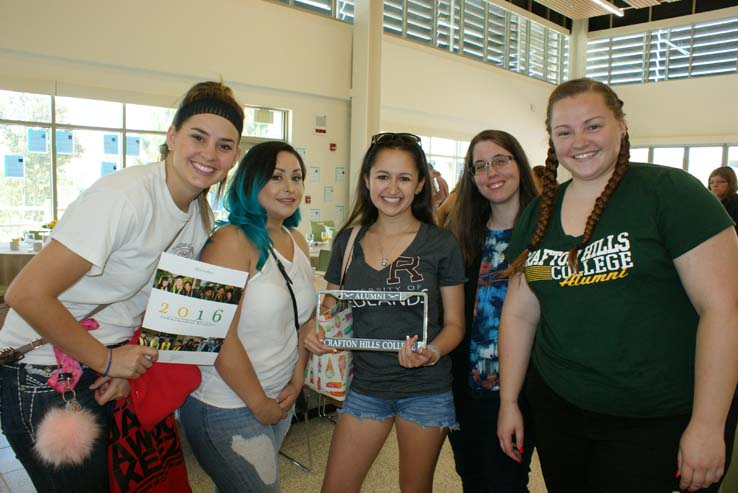 Students at the Grad Breakfast