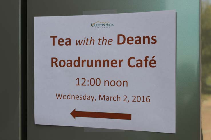 Tea with the Deans