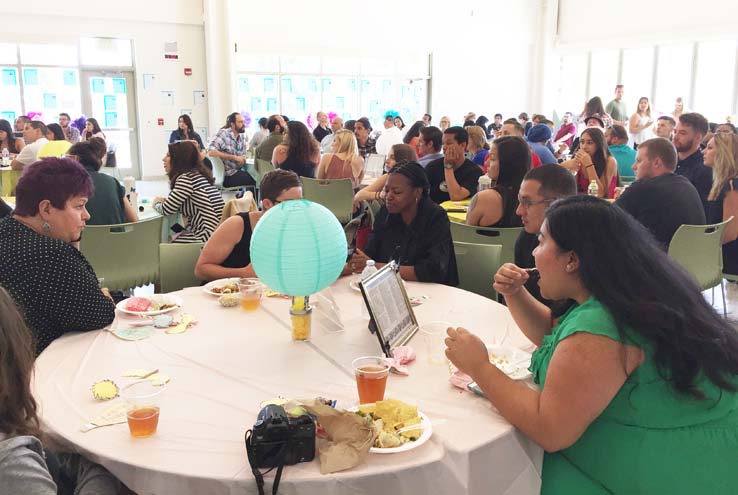 Students, faculty and staff at the transfer Recognition Luncheon