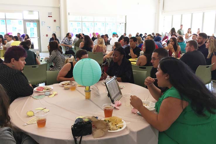 Students, faculty and staff at the transfer Recognition Luncheon